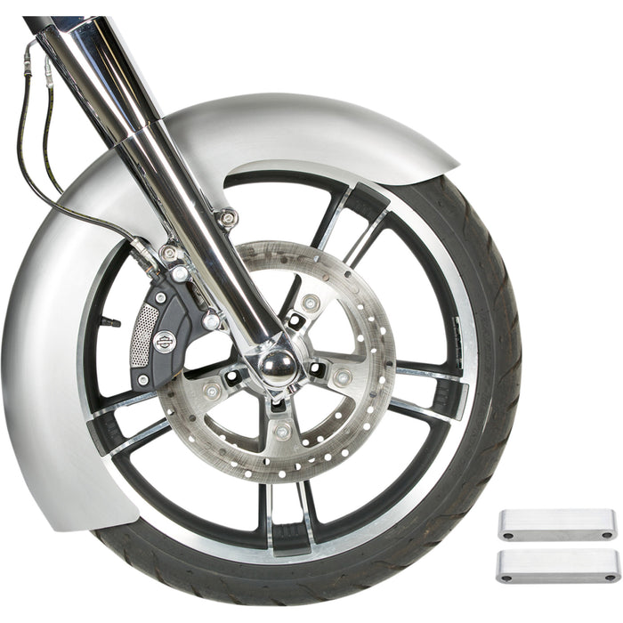 RUSS WERNIMONT DESIGNS 1401-0507 RWD-50142 Custom Dresser Front Fender - Custom Dresser Front Fender for 30" Wheel - Steel - LS-2 Style - 6.5" W x 55" L
