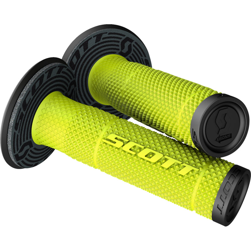 SCOTT 0630-3010 219624-4755 SX II + Donut Grips Grips - SX II - Black/Yellow