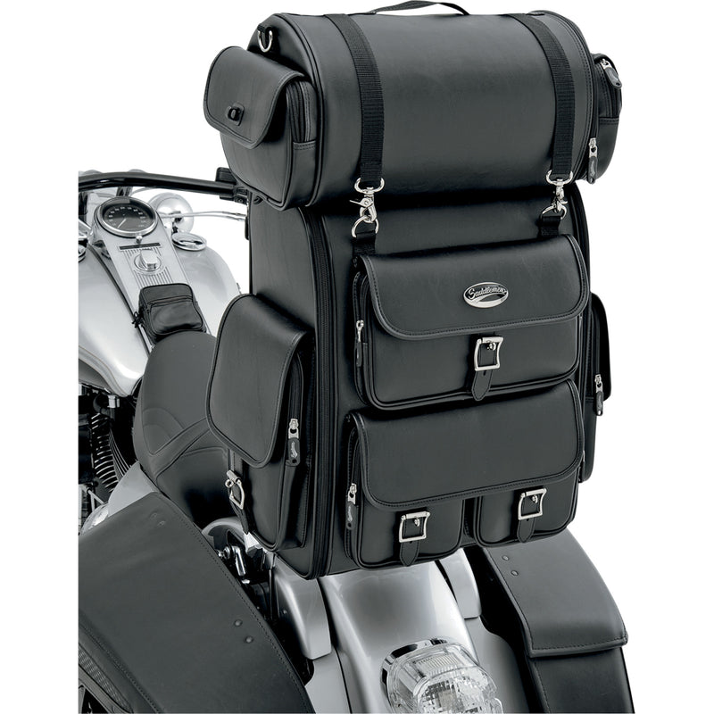SADDLEMEN 3515-0096 3515-0096EX2200 Sissy Bar Bag with Roll Bag  Drifter