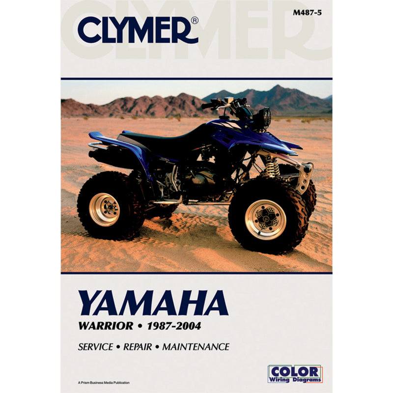 Clymer Service Manual - CM4875 Yamaha 350 Warrior / Raptor 1987-2013