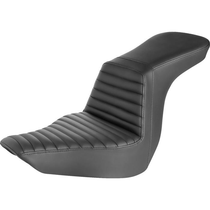 SADDLEMEN 0802-1460 818-29-191 Step-Up Seat — Front Tuck-n-Roll - Black