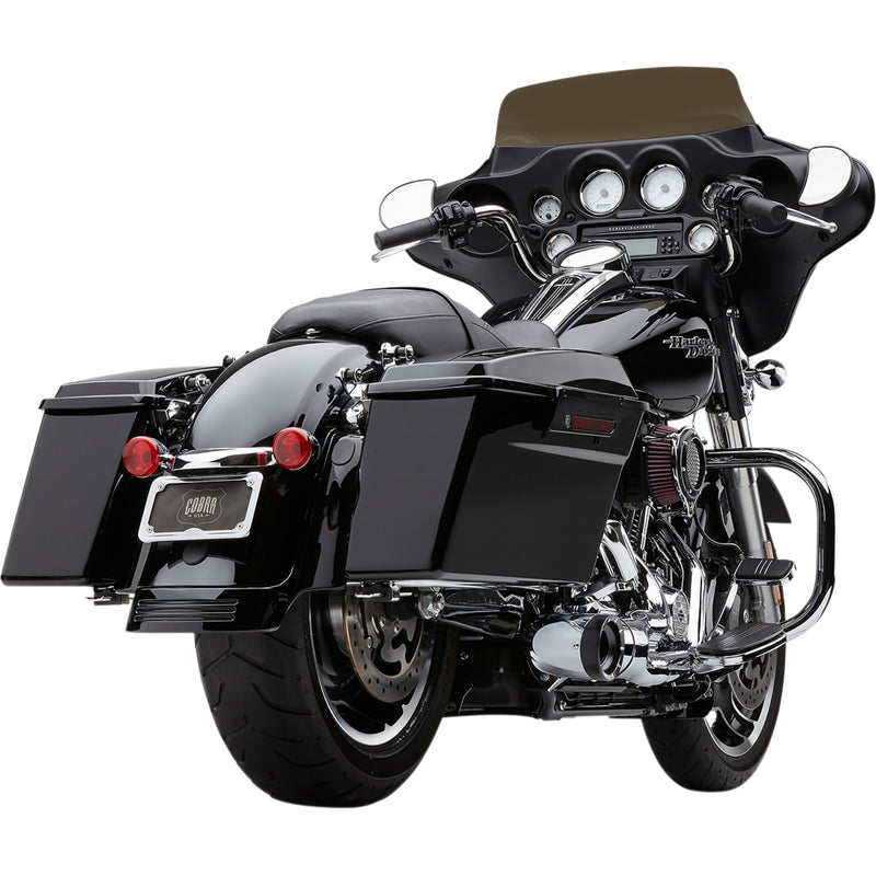 Cobra Turn Out 2-Into-1 Exhaust System - 6270-1 For Harley Touring 2009-2016