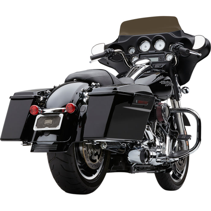 COBRA 1800-2552 6270-1 Turn Out 2-into-1 Exhaust System - Chrome