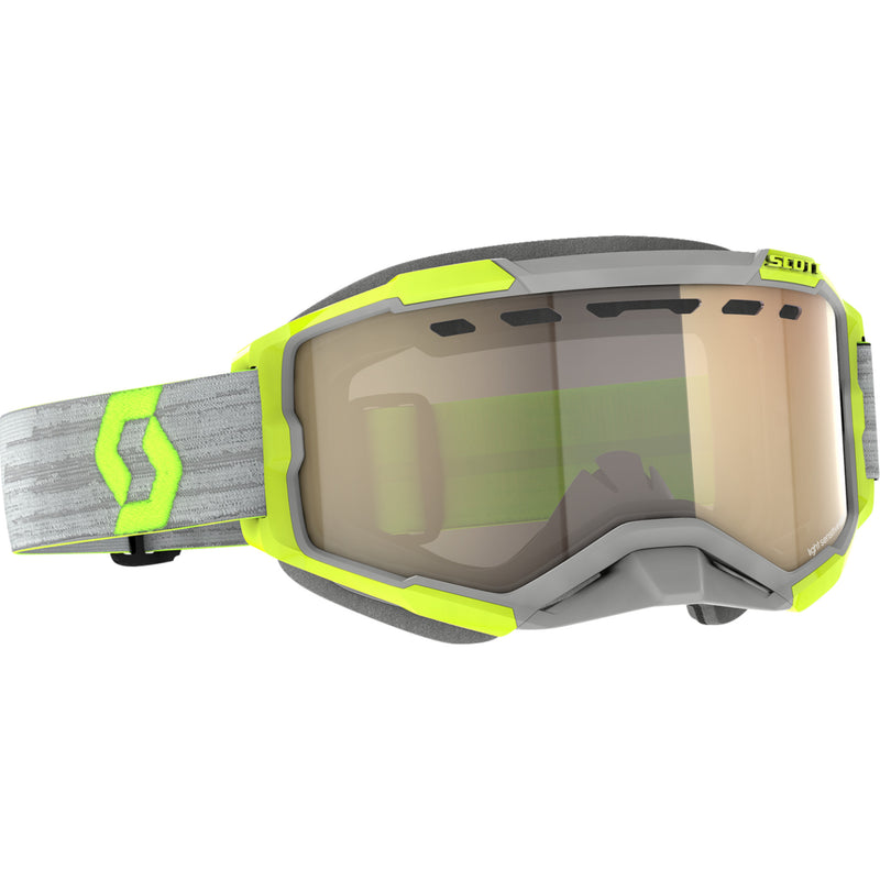 SCOTT 2601-3868  278604-1120245  Fury LS Snow Goggle gray/yellow - light sensitive - bronze chrome
