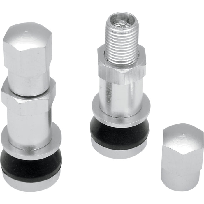 DRAG SPECIALTIES Bolt-In Valve Stem - Chrome