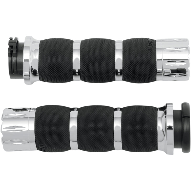 Avon Air Cushion Grips - AIR-90-RIV For Harley Motorcycles 1980-2022