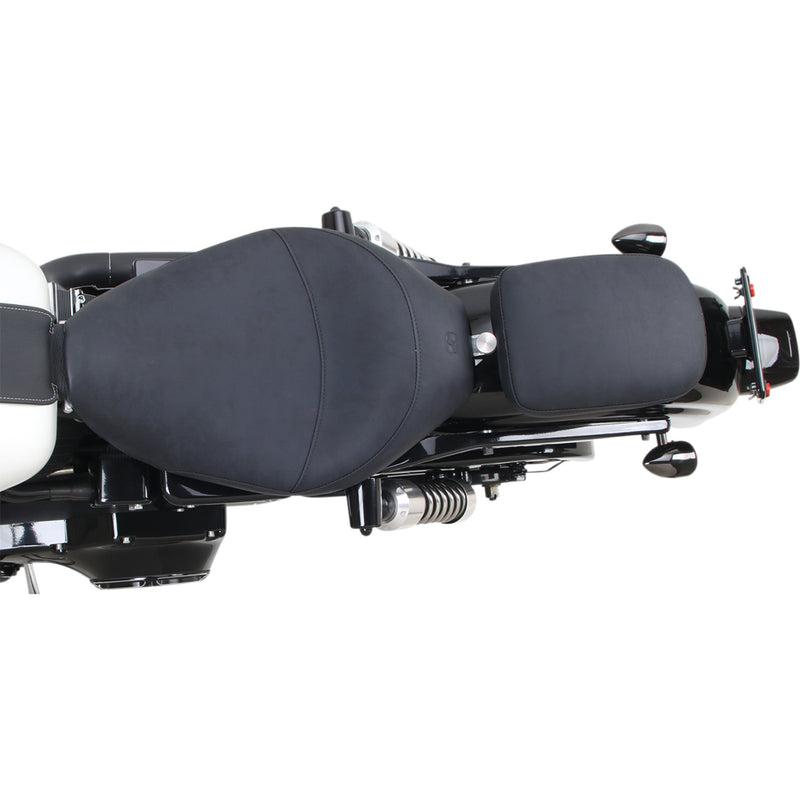 SADDLEMEN 0807-0181 SA1020 Detachable Pillion Brushed S3 Pad - 7"
