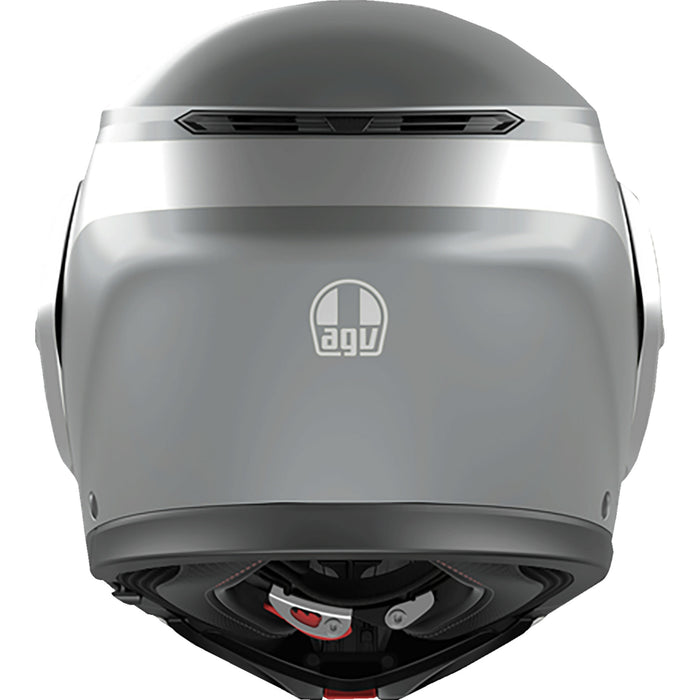 AGV 0100-2396 2118296002004M Streetmodular Levico Helmet Streetmodular Helmet - Levico - Double Light Gray - Medium