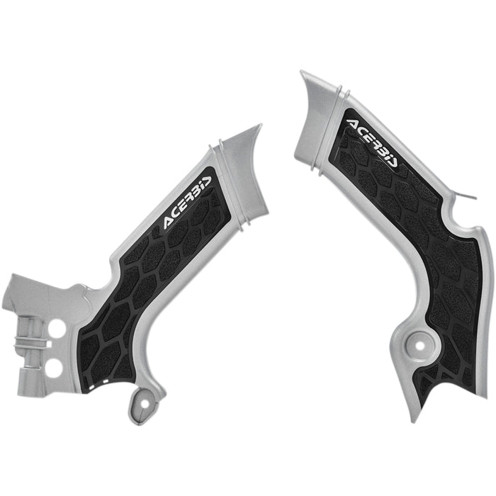 ACERBIS 0505-1759 2742601015 X-Grip Frame Guards silver/black - kx 250/450