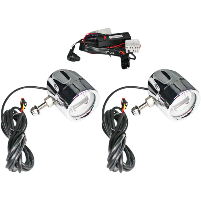 CUSTOM DYNAMICS 2001-2198 PB-FOG-HD-C ProBEAM® LED Halo Fog Lamps - LED Fog Light - HD - Chrome