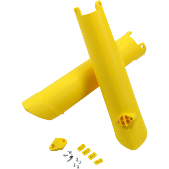 UFO 0412-0273 HU03361-103 Husqvarna Fork Tube Protectors Fork Cover - Yellow