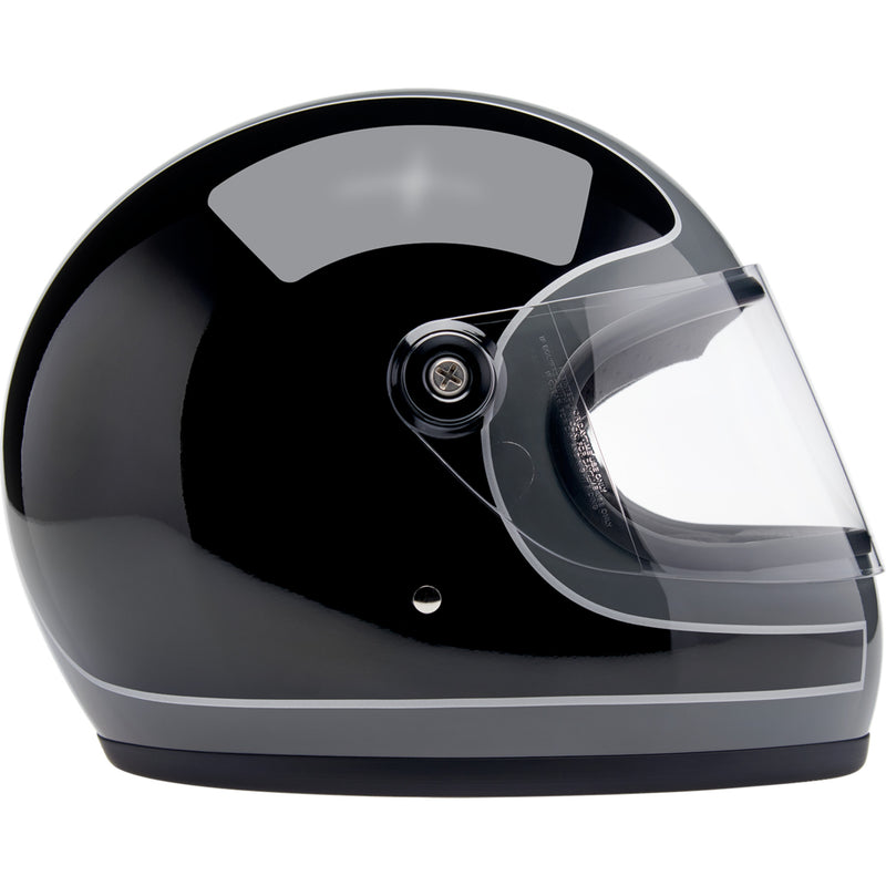 BILTWELL Gringo S Tracker Helmet - Gloss Storm Gray/Black