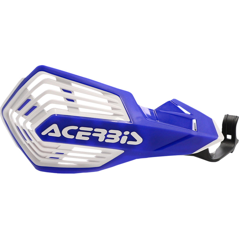 Acerbis K-Future Handguards Blue White - 2895631006 For Yamaha Dirt Bikes 2009-2025 | Kawasaki KX 250 / KX 450 2015-2020