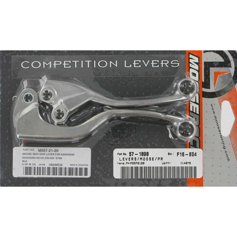 Moose Offroad Competition Lever Set - 1SGWE22 Kawasaki Dirt Bikes 1997-2004