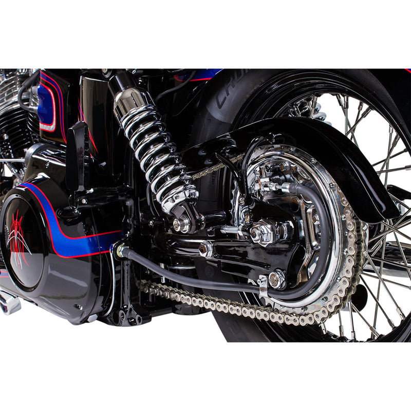 DRAG SPECIALTIES 0210-0323 16" Chrome Steel Rim Rim - 40 Hole - Chrome - 16x3 - Side Rubber Valve