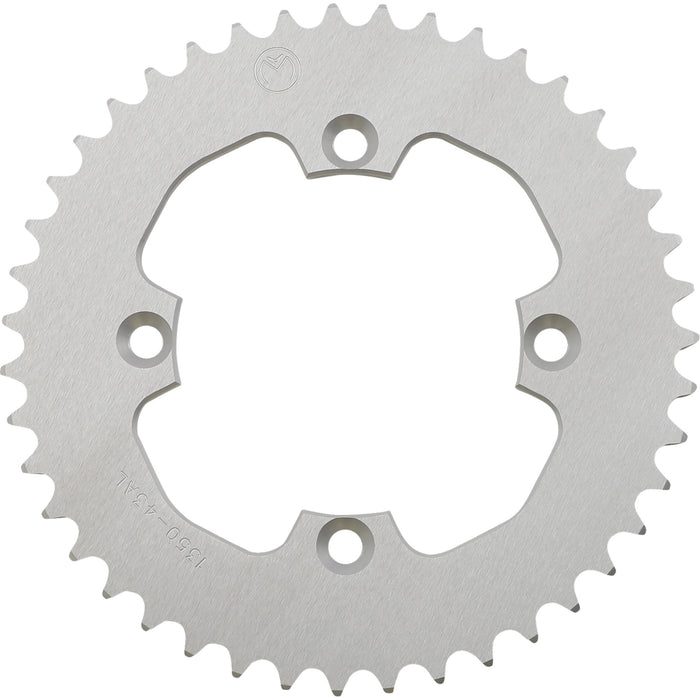MOOSE OFFROAD 1211-2728 1350-43AL Aluminum Rear Sprocket ATV Rear Aluminum Sprocket - 43 Tooth - Honda