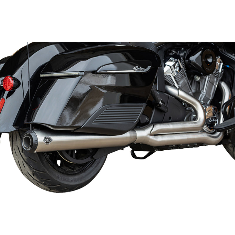 S&S Cycle Qualifier 2-Into-1 Exhaust System - 550-1130 For Indian 2020-2025
