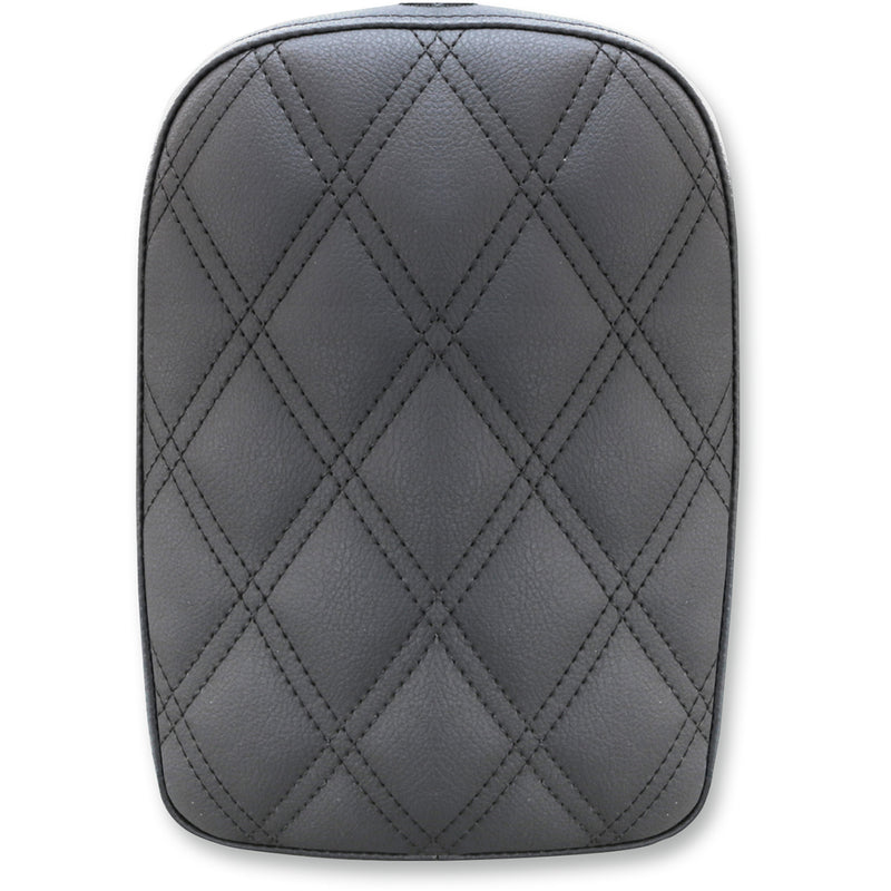 Saddlemen Detachable Pillion Pad Lattice Stitched Black 7" - SA1023