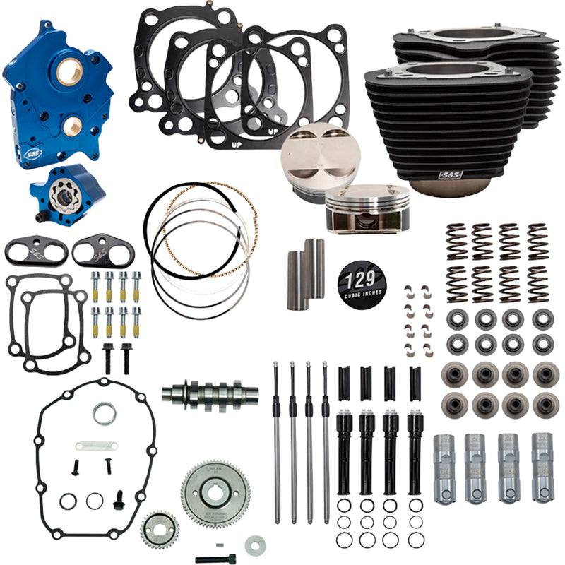 S&S Cycle Performance Kit Power Package - 310-1228D For Harley Touring / Softail 2017-2026