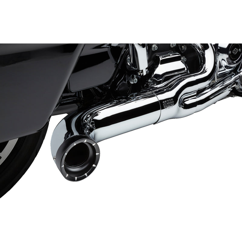 Cobra Turn Out 2-Into-1 Exhaust System - 6271-1 For Harley Touring 2017-2022