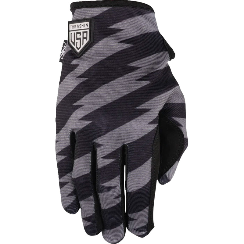 THRASHIN SUPPLY CO. Stars Bolts Stealth Gloves Black/Gray