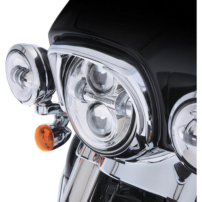 CIRO 2001-1319 45200 Fang® Headlight Bezels - Chrome