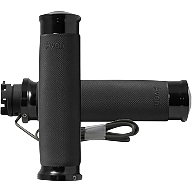 Avon Grips Heated Grips Grips Heated Custom Contour Indian Black - IN-S-CC-86-A-H For Indian Scout 2016-2023