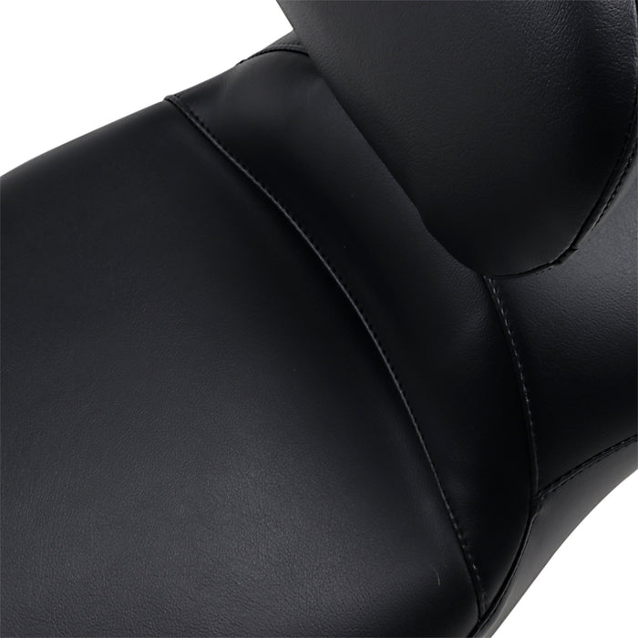 LE PERA 0801-1217 LK-957DLTBRS Maverick Daddy Long Legs Seat - Tall - Backrest - Smooth - FLH '08+