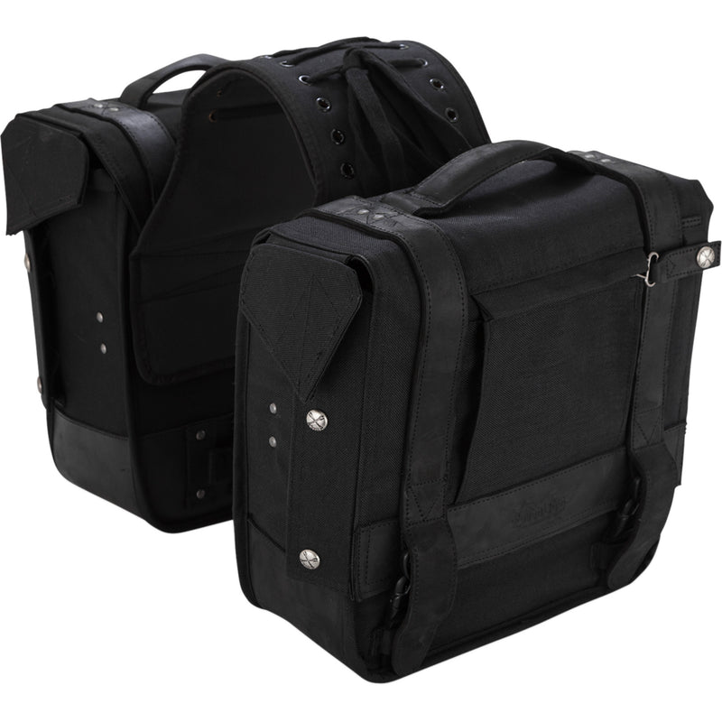 BURLY BRAND 3501-1419 B15-1002B Throw-over Saddlebag black