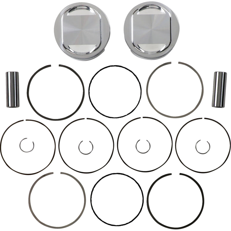 JE Pistons Piston Kit - 317212 For Harley Motorcycles 2009-2017