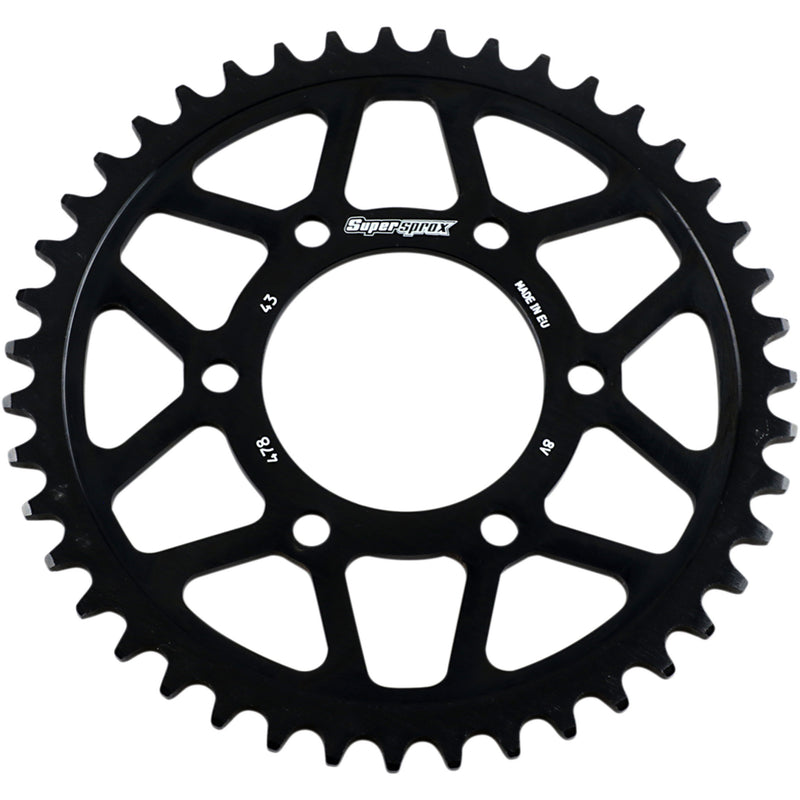 Supersprox Edge Sprocket - RFA-478-43-BLK For Kawasaki Motorcycles 1993-2022 | Polaris Magnum / Xpress / Scrambler / Trail 1995-2005