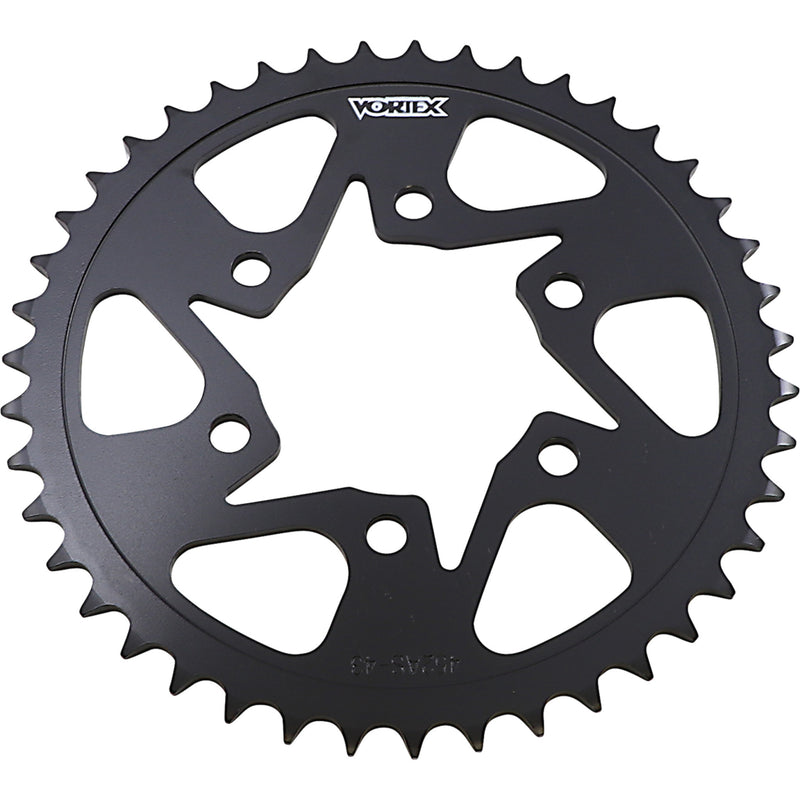 VORTEX 1210-0549 452AS-43 Steel Sprocket Steel Rear Sprocket - 43 Tooth - Kawasaki