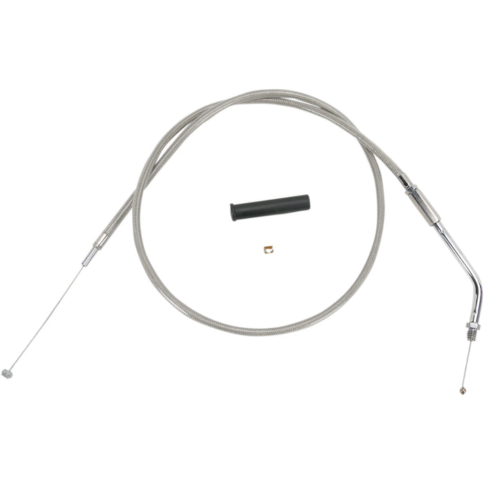DRAG SPECIALTIES Stainless Braided Throttle Cable