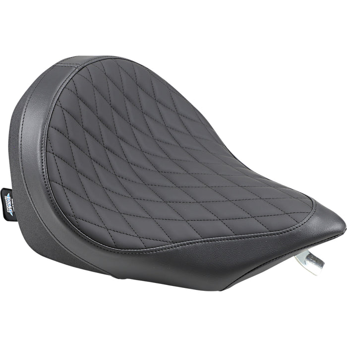 DRAG SPECIALTIES Low-Profile Solo Seat Diamond - Stitch Victory '03-'17