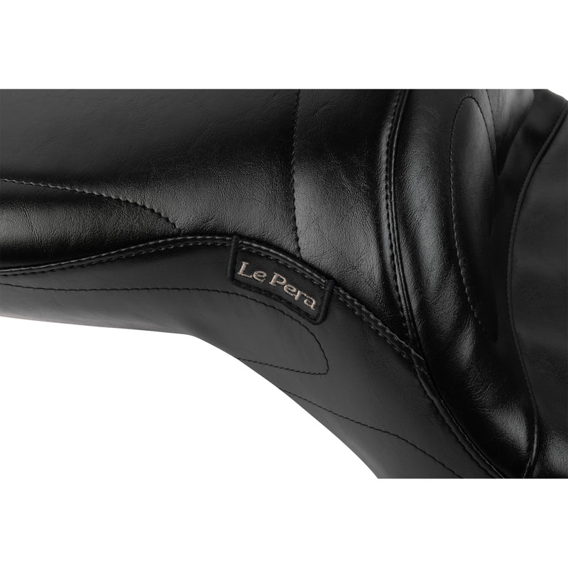 LePera Maverick Seat With Backrest Black - LV-957BR For Harley Touring 2023-2026