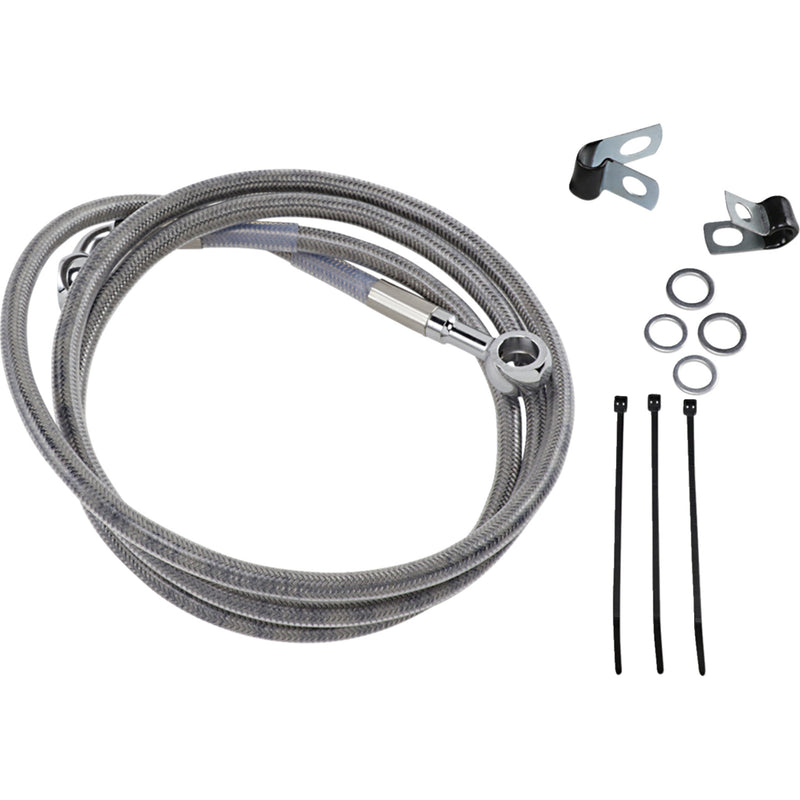 Drag Specialties Brake Line For Harley Softail Standard / Softail Custom / Dyna Wide Glide 1984-2005