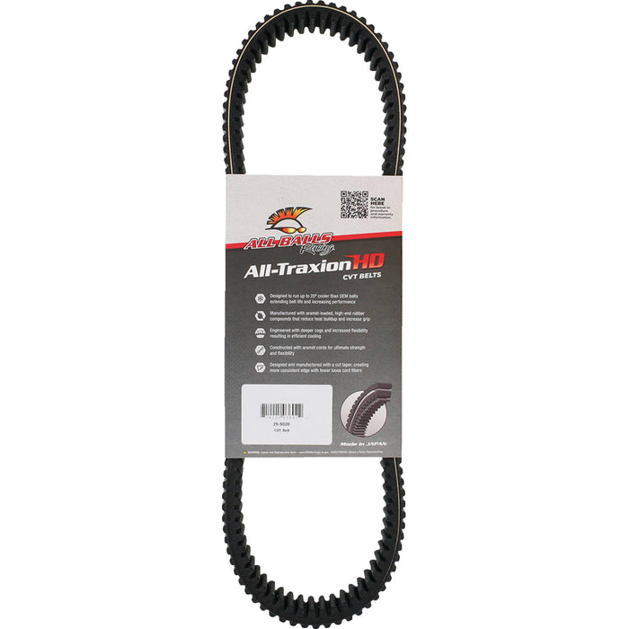 ALL BALLS 1142-1066 25-9020 All-Traxion HD CVT Belt arctic cat/textron