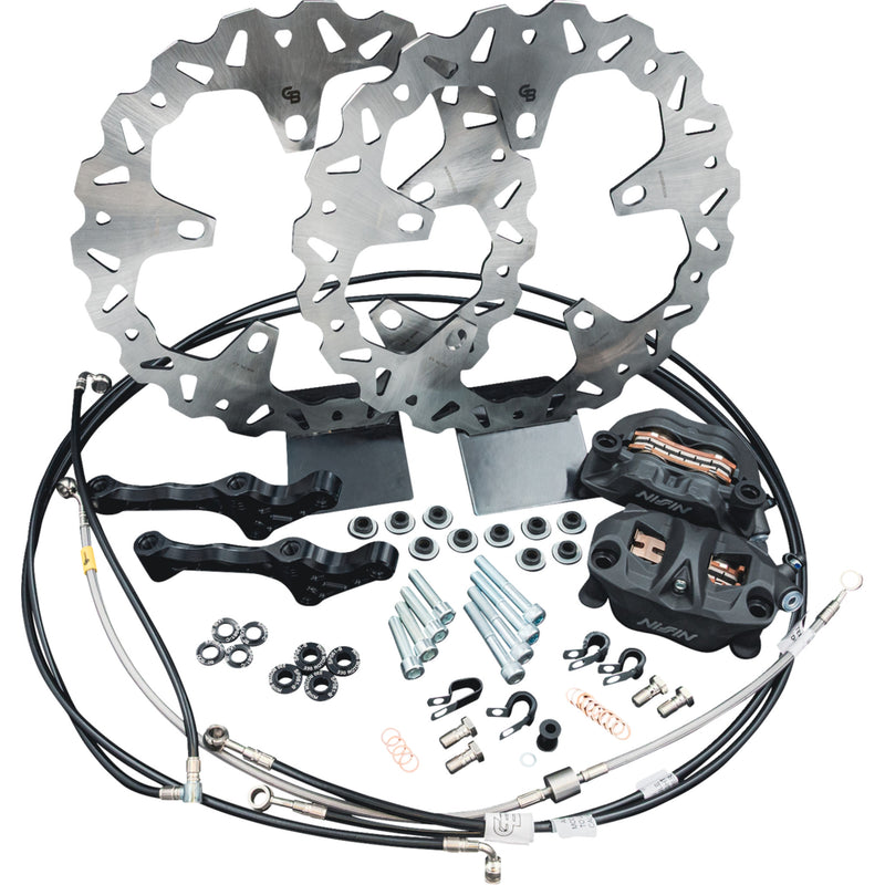 Gbrakes Brake Rotor Kit - GBDU018 For Harley Touring 2015-2026