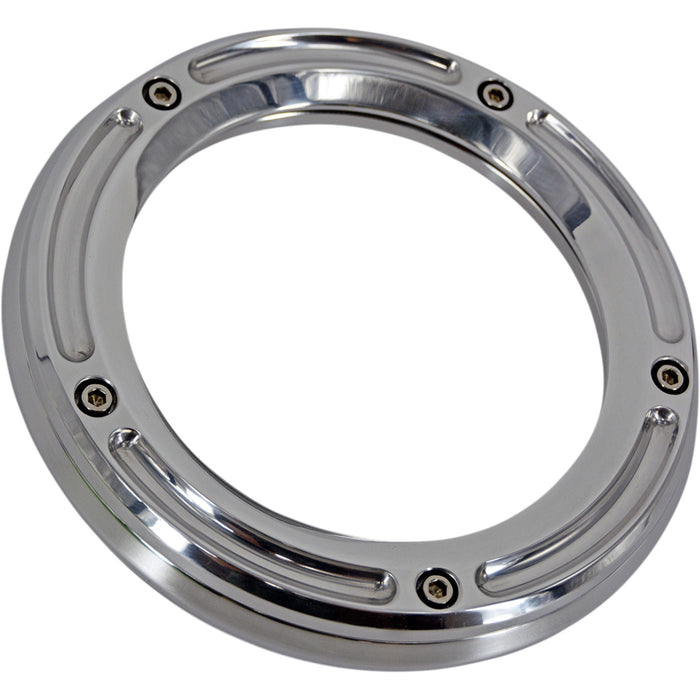 TRASK 1107-0684 TM-0042CH Assault Derby Cover - Chrome