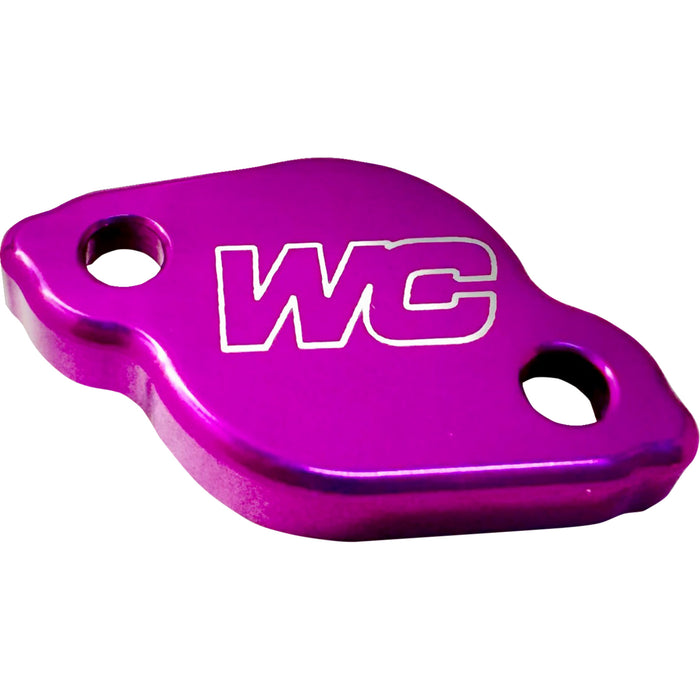 WORKS CONNECTION 1731-0792 21-P701 Billet Brake Cap Rear Brake Cap - Purple - Kawasaki