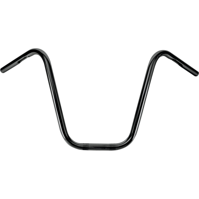 BURLY BRAND 0601-0846 B28-337 1" Narrow Bottom Ape Hanger Handlebar - 14" - Black