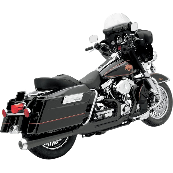 BASSANI XHAUST 1861-0512 HS-FLH-637CLB Heat Shield Set - Black