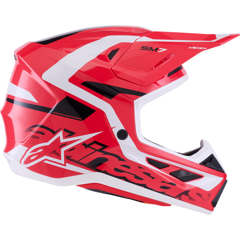 ALPINESTARS SM7 Deed Helmet - Gloss Red/Black/White