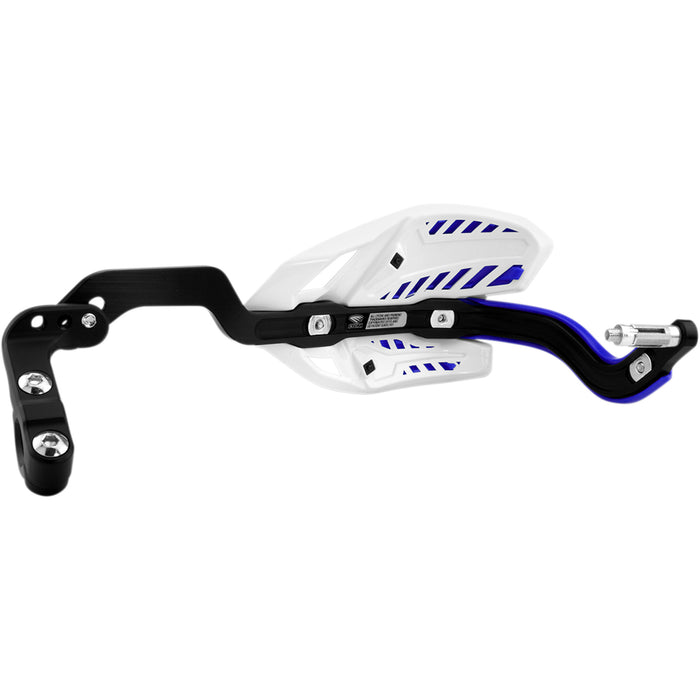 CYCRA 0635-1196 1CYC-7408-62X Ultra Probend CRM Wrap Around Handguards for 1-1/8" Handlebars Handguards - Ultra - Oversized - White/Blue