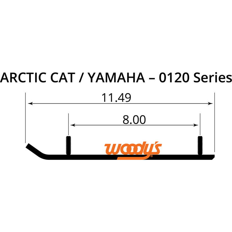 Woody's Standard Standard Runner - RUA-0120 Arctic Cat 120 / Sno Pro 120 2011-2013