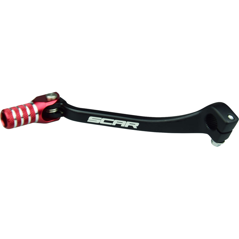 SCAR 1602-1115 GSL121 Gear Pedals Shift Lever - Red - Honda CRF 250/450