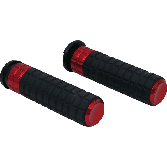 ARLEN NESS 0630-3266 500-065 SpeedLiner Grips - TBW - Red