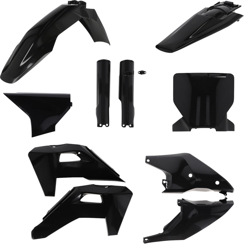 ACERBIS 1403-4417 2986840001 Full Replacement Plastic Kit Full Body Kit - Black - Husqvarna - FC/FX/TC/TX