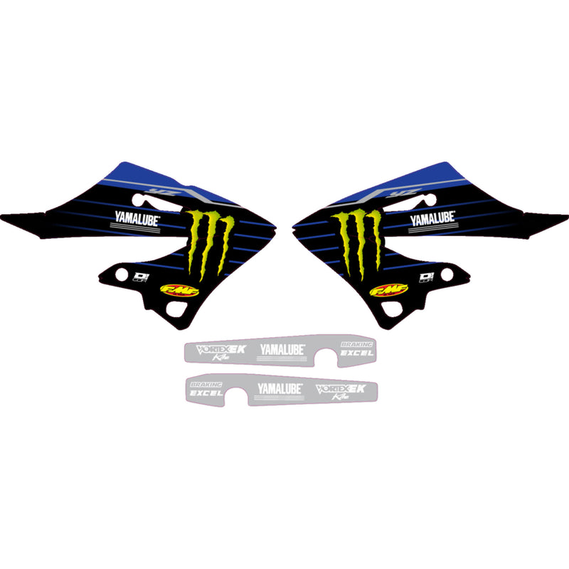 D'cor Visuals Graphic Kit - 10-50-262 Yamaha YZ 125 / YZ 250 2022