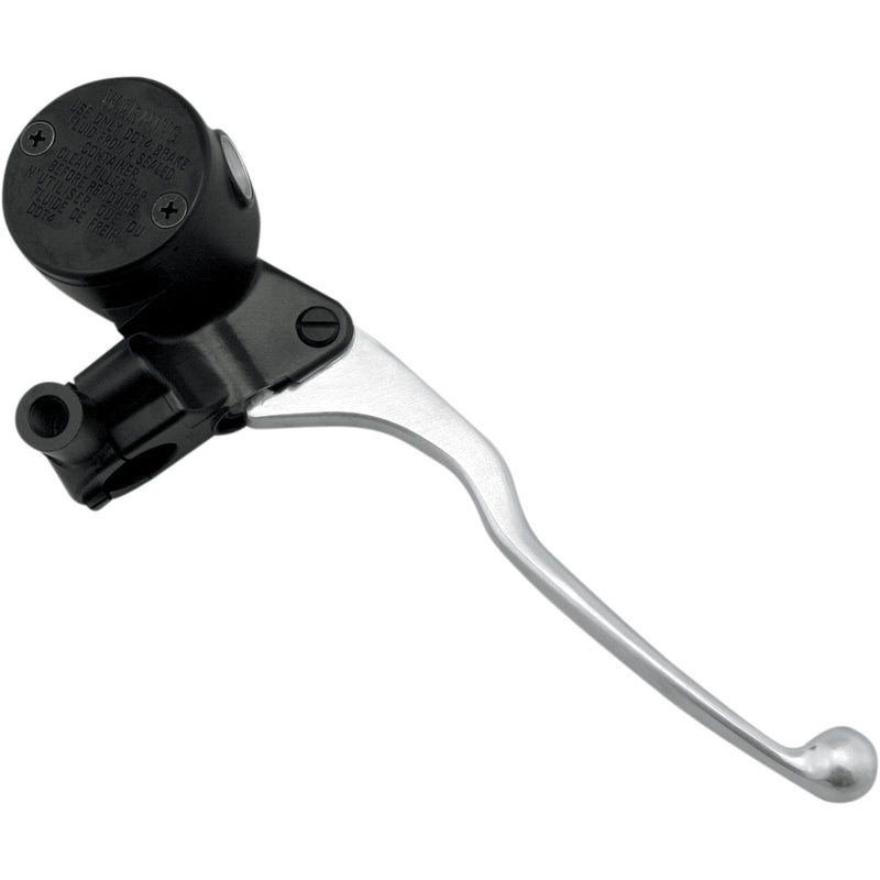 SHINDY 1731-0320 17-654G Retro Round Master Cylinder Kit Master Cylinder - Round - 1/2" - Black/Silver